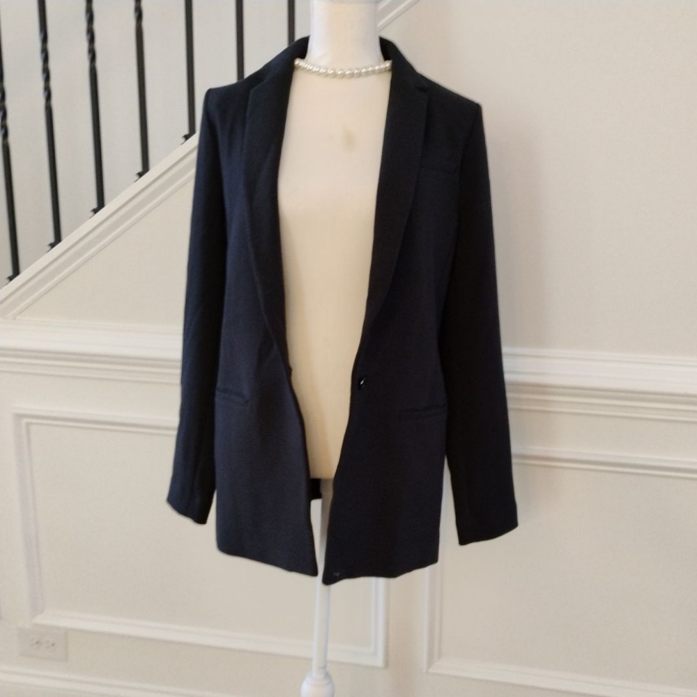 Banana Republic Women's Black Blazer Sz-10 - Picture 10 of 13